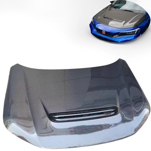 Capó de Fibra de Carbono Real Estilo <span class=keywords><strong>Type</strong></span>-<span class=keywords><strong>R</strong></span>, Personalizado para <span class=keywords><strong>Honda</strong></span> <span class=keywords><strong>Civic</strong></span> 11ª Gen. FE1 FL1 (2022-2025), Nuevo - Product Image 1