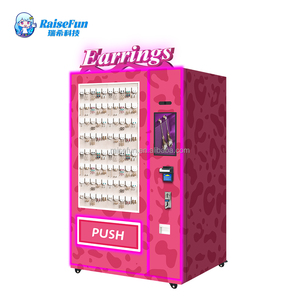 Máquina de Venda Automática de Cosméticos Rosa com Preço de Fábrica, Vitrine Inteligente com <span class=keywords><strong>Display</strong></span> <span class=keywords><strong>LED</strong></span> para Venda de Cosméticos para Unhas, Cílios Postiços e Cabelo - Product Image 3