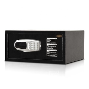 Portable Mini Hotel Electric Safe Box with Electronic Digital &amp; Key Lock <strong>Hidden</strong> <strong>Compartment</strong> Stash Locker Safe - Product Image 6