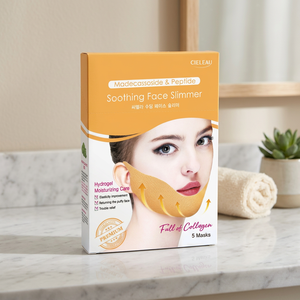 [B4LAB] Marque coréenne CIELEAU Sangle de lifting facial réutilisable apaisante pour affiner le visage et réduire le double menton, ODM pour femmes - Product Image 3