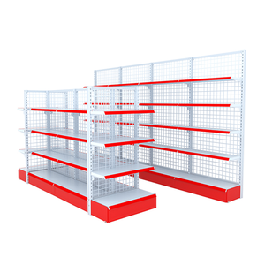 Estantería Góndola Blanca de Precio Económico, Usada para Tiendas, Supermercados, Estantería de Malla Metálica - Product Image 6