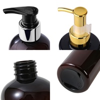 Bouteilles de lotion en plastique PET de 100 ml, 200 ml, 300 ml, 400 ml, 500 ml, avec pompe pulvérisateur, impression sérigraphique, marquage à chaud, couleurs personnalisées, cosmétiques
