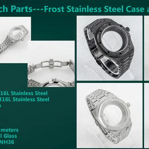 Caja de Reloj de Acero Inoxidable de Alta Calidad BESSRON, Correas de Reloj Impermeables, Manecillas Luminosas Ecológicas, Modelo para Piezas de Reloj - Product Image 5