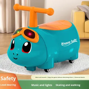 Bicicleta de Equilibrio para Niños de 1 a 4 Años, Bicicleta de Equilibrio de Cuatro Ruedas para Bebés, Niños y Niñas, Andador Deslizante - Product Image 4