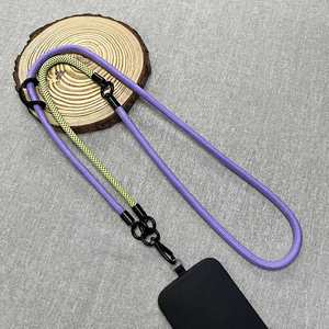 2025 New Custom Multifunctional Detachable Adjustable <b>Polyester</b> Colorful Crossbody Phone Chain Strap <b>Lanyard</b> Hook for iPhone 17 - Product Image 2