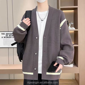 Chaqueta de Lana de Moda para <span class=keywords><strong>Hombre</strong></span> Otoño-Invierno 2025, Chaqueta Cortavientos de Lana Entallada para <span class=keywords><strong>Hombre</strong></span> - Product Image 5