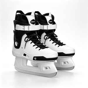 Patins à glace ajustables pour adultes, bottes de patinage professionnelles en acier au carbone avec doublure chaude, chaussures de patinage sur glace taille 36-44 OEM ODM - Product Image 1