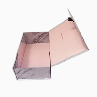 Boîte cadeau rigide en carton magnétique de luxe, gaufrage personnalisé, pelliculage brillant, matériaux recyclés, papier couché