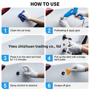 Outil de réparation de bosses de voiture, extracteur de tôle, kit de réparation des dommages causés par la grêle pour tous les modèles de voitures, fabriqué en Chine - Product Image 4