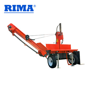 <span class=keywords><strong>Fendeuse</strong></span> de bûches industrielle RIMA avec élévateur hydraulique et convoyeur pivotant - Product Image 2