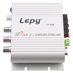 แอมพลิฟายเออร์ LEPY <span class=keywords><strong>LP</strong></span>-<span class=keywords><strong>838</strong></span> ซูเปอร์เบส ยอดนิยม 2.1 แชนแนล มินิ 12V แอมพลิฟายเออร์ติดรถยนต์ สำหรับใช้ในบ้าน ขายส่ง แอมพลิฟายเออร์ซับวูฟเฟอร์ติดรถยนต์ - Product Image 4