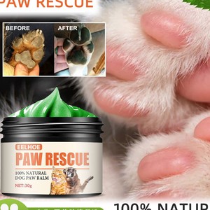 Baume pour pattes de chien, sûr à lécher, hydratant naturel, crème de protection des pattes, apaise les pattes gercées et sèches pour chiens et chats - Product Image 2