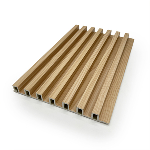 Panneaux muraux intérieurs en <span class=keywords><strong>PVC</strong></span> rainuré amovibles à bon prix, imperméables, épais, décoratifs, imitation bois, style français - Product Image 3