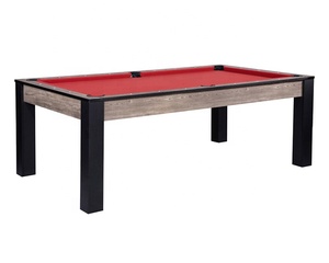 Table de 1/2 pieds, 7 pieds, <span class=keywords><strong>convertible</strong></span>, design <span class=keywords><strong>industriel</strong></span>, pour piscine et table à manger, avec tapis rouge vert bleu - Product Image 3