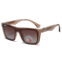 Lunettes de soleil polarisées de luxe de haute qualité pour hommes et femmes, monture en métal PC, design tendance, vente en gros