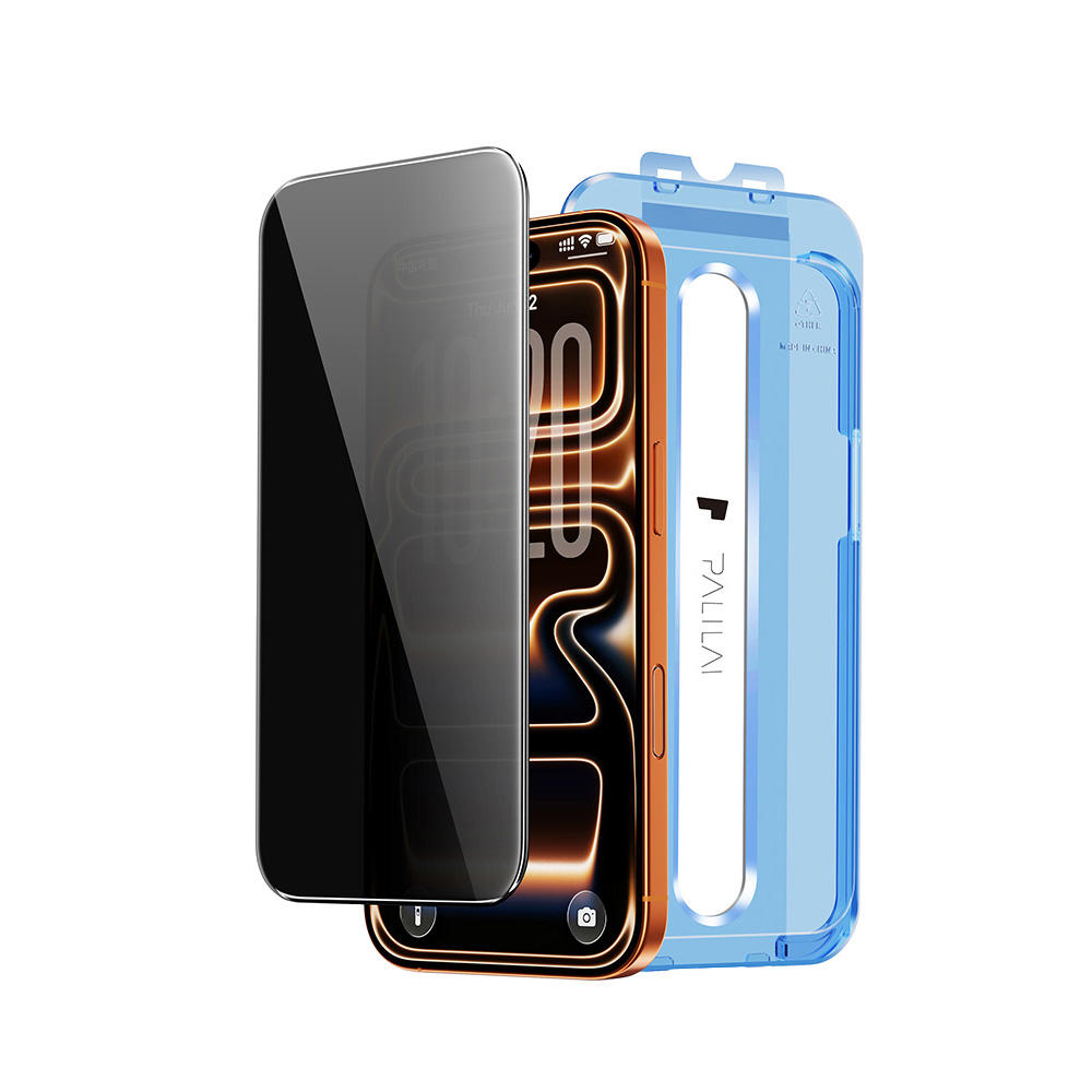 Black Silk Print Privacy Glass 1-Pack  (With Package)