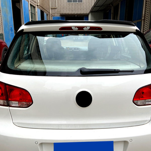 Aileron arrière Volkswagen Golf 6 Noir Piano ABS 2009-2012 Aileron de coffre GTI R Pièce de modification - Product Image 3