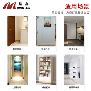 Mingxin <b>Folding</b> <b>Stool</b> Hardware Stainless Steel Concealed Entryway Shoe Changing Support Space Saving Modern Simple Design - Product Image 5