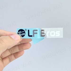 Kim loại nhãn biểu tượng tùy chỉnh dán rõ ràng không thấm nước trong suốt chuyển kim loại chữ nổi Nickel Decal nhãn dán - Product Image 4