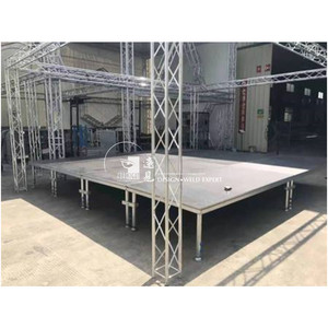 Chất lượng cao dễ dàng thiết lập nhôm di động sân khấu nền tảng sàn Catwalk tổ chức sự kiện giai đoạn để bán - Product Image 6