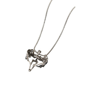 Collar con Colgante de Murciélago Esqueleto, Acero Inoxidable, Unisex, Joyería para Fiestas, Accesorio de Moda - Product Image 5