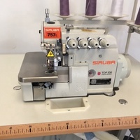 Machine à coudre surjeteuse Siruba 757 ultra-rapide à 5 fils, d'occasion / neuve