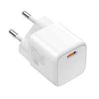Chargeur de voyage portable mini 20W à charge rapide PD OTP/OVP avec prise EU/AU/UK/US Type-C USB-A+Type-C