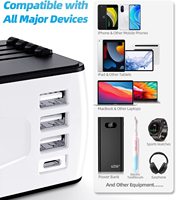 Adaptor Perjalanan Internasional USB Dengan Tipe C/Adaptor Perjalanan Universal