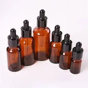 China's Largest Manufacturer Sells Customizable Low MOQ Glass Dropper Essence Bottles