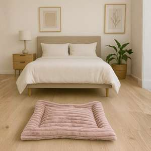 Coussin pour chien et chat Yommy Pink Dog Cat Bed, tapis pour animaux de compagnie, hiver, 3 tailles, 4 couleurs, lit douillet et confortable pour animaux de compagnie, pour usage intérieur - Product Image 6