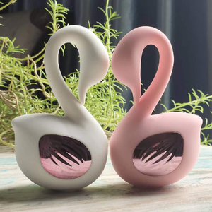 YPM vente ventouse de clitoris en forme de cygne 10 Modes Vibration aspiration mamelon Clitoris Stimulation point G succion vibrateur - Product Image 2