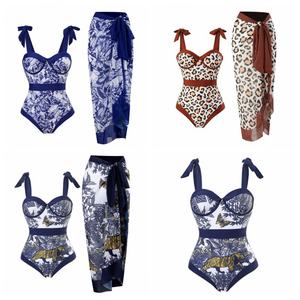 Traje de Baño Retro de Una Pieza con Diseños Personalizados, Traje de Baño Deportivo, Conjunto de Dos Piezas, Bikini, Ropa de Playa para Mujer - Product Image 3