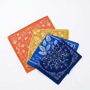 Bandana Personalizzata in Cotone 100% con Stampa su Entrambi i Lati, Foulard Quadrato con Logo Personalizzato, <span class=keywords><strong>Fazzoletto</strong></span> alla Moda - Product Image 1