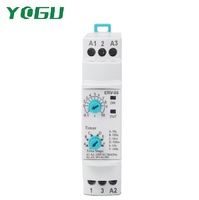 YOGU ERV-08 Relay Penunda Waktu Multi Rentang YOGU ERV-08 Relay Pengatur Waktu dengan Tombol untuk Kontrol Kabinet Distribusi Daya
