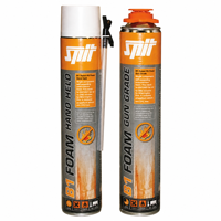 Mousse PU en spray haute expansion pour isolation phonique des cadres de porte, 850g