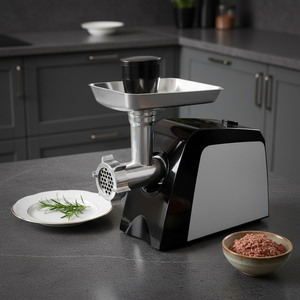 Hachoir à viande électrique multifonctionnel en acier inoxydable avec <span class=keywords><strong>poussoir</strong></span> à saucisses et <span class=keywords><strong>poussoir</strong></span> alimentaire – Vente directe usine - Product Image 2