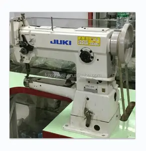 Usato Jukis DSC 244 singolo ago che cammina braccio cilindrico industriale macchina da cucire per materiale pesante borse in pelle