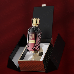 100ml Luxury High-End Perfume Glass <b>Bottle</b> Pump Sprayer Thick Bottom Empty Customizable Caps Custom Logo Premium Packaging <b>Box</b> - Product Image 1