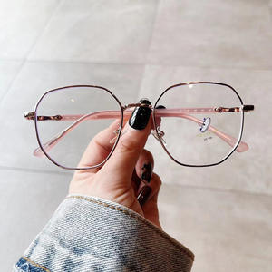 เฉียนไนกรอบแว่นตาทรงแปดเหลี่ยมแบบเต็มกรอบ เลนส์ PC ป้องกันแสงสีฟ้า สไตล์ยูนิเซ็กส์ รุ่น L1-21062 - Product Image 1