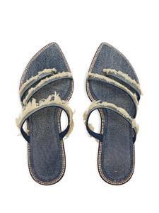 <span class=keywords><strong>Sandalias</strong></span> de Moda para <span class=keywords><strong>Mujer</strong></span> 2025, OEM, <span class=keywords><strong>Doradas</strong></span>, Tacón <span class=keywords><strong>Bajo</strong></span>, Sexy, Deslizables, para Verano y Exteriores - Product Image 3