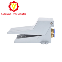 Válvula de pie, válvula de aire, interruptor neumático, válvula de pedal operada con el pie, válvula de control de pedal, cubierta de válvula de 5/2 vías