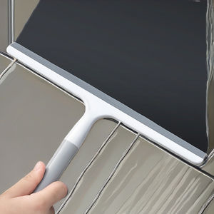 Limpiaparabrisas <span class=keywords><strong>de</strong></span> vidrio multifuncional <span class=keywords><strong>corto</strong></span> <span class=keywords><strong>de</strong></span> aluminio, <span class=keywords><strong>limpiador</strong></span> eficaz para cocina, baño, espejo, limpieza, accesorios <span class=keywords><strong>de</strong></span> vidrio - Product Image 2