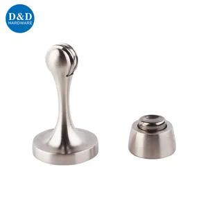 Wooden Door Stoppers New Door Stop Stainless Steel Magnetic Door Stopper For Security Wooden Door