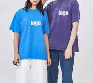 Factory Wholesales High Quality Men's Classic <strong>t</strong> <strong>Shirt</strong> for O Neck <strong>T</strong>-<strong>Shirt</strong> Design Snow Wash Technique for Pop <strong>Teenager</strong> - Product Image 2
