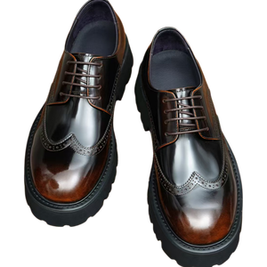 Nouvelles chaussures de ville décontractées de luxe pour hommes, en cuir de vachette, pointures 37-46, chaussures habillées formelles - Product Image 4
