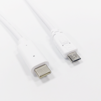 Câble de données USB-C vers Micro personnalisé de 6 pouces, compatible avec les appareils Micro USB, pour la charge et la synchronisation des données, câble Micro USB personnalisable