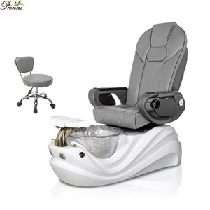2026 Pronne Moins cher Salon de beauté Fournitures Alden Télécommandé Massage Liquidation Pédicure Chaises - Product Image 4