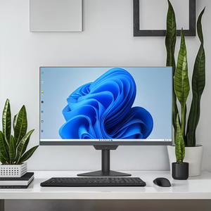 24 pulgadas LCD <span class=keywords><strong>DDR4</strong></span> <span class=keywords><strong>Desktop</strong></span> AIO PC Nuevo todo en uno Office Computer <span class=keywords><strong>I5</strong></span> Procesador <span class=keywords><strong>8GB</strong></span> SSD para uso comercial - Product Image 2