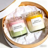 Individuelle Farbige MW-Neuartige Kerzen Personalisierte Umweltfreundliche 100% Organische Sojawachs-Kunstkerze für Weihnachten Ostern