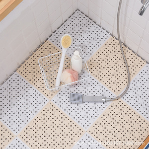 Neue sichere große Löcher Schnellt rocknende wasserdichte rutsch feste <span class=keywords><strong>Massage</strong></span>-Bade matte Badezimmer boden Schwarz-weiße Fuß teppiche Rutsch feste Badewannen matte - Product Image 5